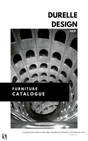 Durelle Design Photo d'architecture pour la une du catalogue d'articles de décoration de la marque Durelle Design